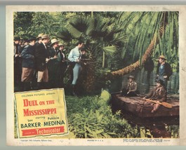 Duel On The Mississippi-Lex Barker-Color-Lobby Card-11x14 - £29.67 GBP
