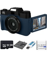 Acuvar 4K 56Mp Digital Camera For Photography, Vlogging Camera For Youtu... - $116.53 CAD