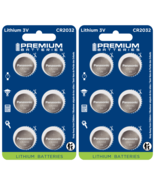 Premium Batteries Panasonic CR2032 3V Child Safe Lithium Coin Cell (12 C... - $9.56