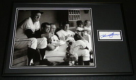Hank Bauer Signed Framed 12x18 Photo Display Orioles Yankees - £54.50 GBP