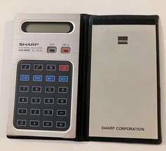 Sharp EL-8130 vintage calculator in etui LCD 1977 - £10.61 GBP