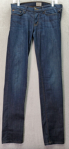 Hudson Jeans Women Size 27 Blue Dark Wash Denim Cotton Pockets Logo Straight Leg - £20.44 GBP