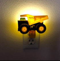 Tonka Dump Truck LED Night Light for kids plug into wall boys Room open boxed - £4.66 GBP