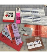 Aviation Airline Ephemera TWA Eastern British Airways Alaska Airlines 1980s - €15,38 EUR