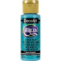 DecoArt Americana Acrylic Paint 2oz - Desert Turquoise - Opaque - £13.46 GBP