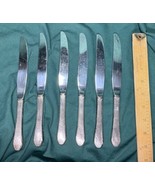 6 Vintage Silver Plate Knives-Oneida Community Paul Revere Pattern ~9 1/2&quot;L - £11.78 GBP