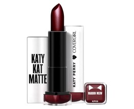 CoverGirl Katy Kat Matte Maroon Meow KP09 Lipstick Colorlicious Sealed Balm - £7.08 GBP