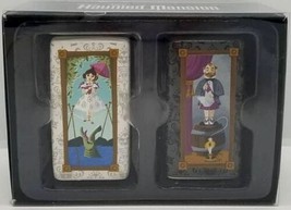 Walt Disney Haunted Mansion Ride Ceramic Salt &amp; Pepper Shakers Set NEW B... - $24.18