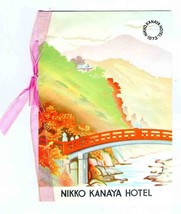 Nikko Kanaya Hotel Menu Nikko Japan November 1962 - $34.61