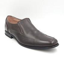 J Ferrar Men Slip On Apron Toe Loafers Size US 11M Brown Leather - £16.08 GBP