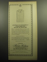 1958 Brooks Brothers Clothing Ad - Presenting our own interpretation - £14.82 GBP