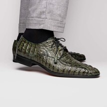 Apricena Genuine Caiman Crocodile Dress Derby's Shoes Woodgreen image 6