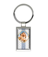 Our Lady Mary with Baby Jesus : Gift Keychain Catholic Virgin Mary Mothe... - £6.48 GBP