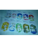 SAILOR MOON CLEAR PLASTIC SMALL BOOKMARK CARD MANGA INNER OUTER LOT 10 P... - £27.49 GBP