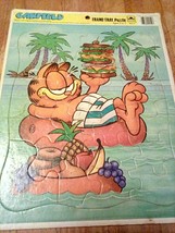 Golden 1978 VTG Garfield Frame-Tray Puzzle 4552C-17 Ages 3-7 FREE Shp - £11.67 GBP