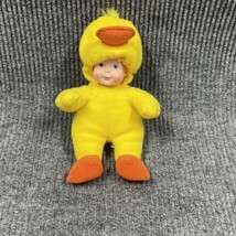 Madame Alexander Peekaboo Baby 9" Plush Yellow Duck Outfit Doll Vintage 2001 - $23.02