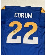 Blake Corum Signed Los Angeles Rams Football Jersey COA - $1,881.67 MXN