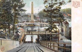 The Chutes White City Amusement Park Savin Rock New Haven CT 1906 postcard - £5.09 GBP