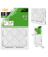 14 x 24 x 1 Standard Pleated Air Filter FPR 5, 3-Pack, Air Filters Repla... - $16.89