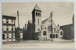 Pottsville Pennsylvania Methodist Episcopal Church c1908 Postcard T3 - £5.97 GBP