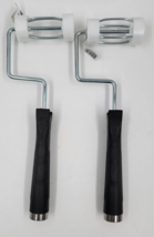 Lot of 2 Heavy Duty 3&quot; inch Paint Roller Frames 11 1/2&quot; Length Threaded ... - £9.90 GBP