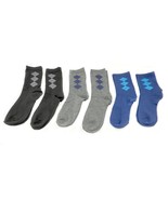 6 pair Men&#39;s Cotton Blend Dress Socks Calf length great deal - £7.01 GBP