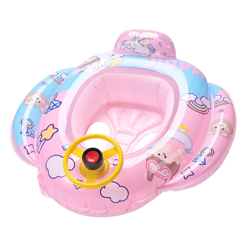 Inflatable Swimming Ring Baby Water Play Games Seat Float Boat Child Float Seat - £21.23 GBP