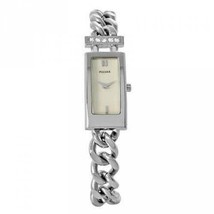 NEW* Pulsar Womens PEG707 Stainless Steel Crystal Watch MSRP $125! - £44.96 GBP