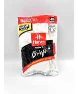 Vintage 1997 Hanes Men’s Briefs Underwear Size 40 Pack of 3 New Old Stock - $530.69 MXN
