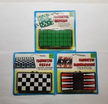 Travel Chess, Backgammon, And Reversi Vintage 1980s Walmart Board Game Lot - £23.73 GBP