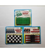 Travel Chess, Backgammon, And Reversi Vintage 1980s Walmart Board Game Lot - £23.73 GBP