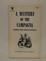 A Mystery Of The Campagna Book: Baroness Anne Crawford Von Rabe - Free Shipping - £19.92 GBP