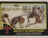Jaws 2 Trading cards Card #50 Mauled By Monster Shark - $1.97