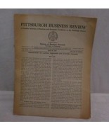 Pittsburgh Business Review University of Pittsburgh April 30, 1948 - £6.06 GBP