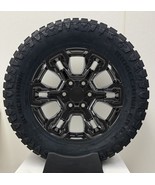 Gloss Black 20&quot; ZR2 Style Wheels Rugged Terrain Tires Chevy Silverado Co... - $2,579.81 CAD