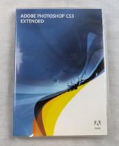 Adobe Photoshop CS3 Extended Macintosh Mac with Video Workshop and Serial Number - $44.50