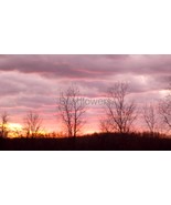 Cloudy Sunset - 8x10 Unframed Photograph - $17.50