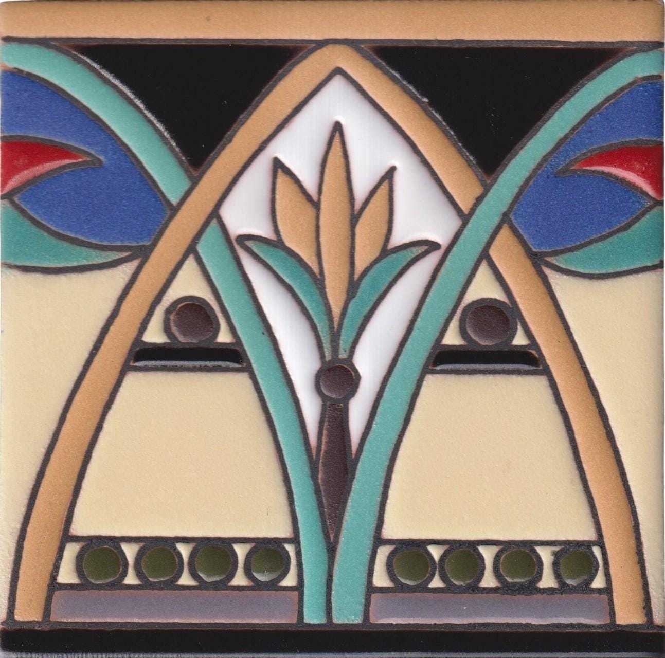 Ceramic High Relief Border  Tiles Handcrafted  - Logrono -  (you select ... - $189.00