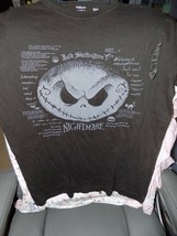 Disney Nightmare Before Christmas The Story of Jack T-Shirt Size Small Men&#39;s NEW - £15.41 GBP