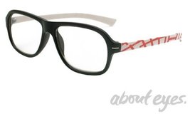 G547 Retro Black Red &amp; White Patterned +1.5 Reading Glasses - Fashion - £11.98 GBP