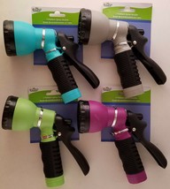 Garden Hose Spray Nozzles 7-Pattern 5.5”x6.3”x2.3”, Select Color - $2.99