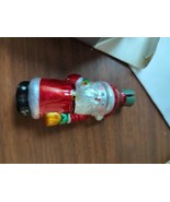 Christmas Avon Glass Santa Claus Miniature Lights Cover Vintage Ornament - £9.30 GBP