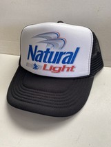 Vintage Natural Light Beer Hat Trucker Hat snapback Black Summer Party Cap - $15.03
