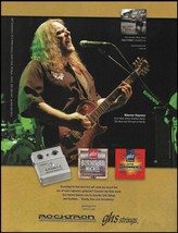 Gov&#39;t Mule Warren Haynes 2006 GHS Guitar Strings Rocktron Pedal advertisement ad - $4.50