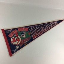 Cleveland Indians Division Champs Collector Pennant Flag Souvenir Vintage 1995 - £38.97 GBP