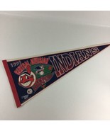 Cleveland Indians Division Champs Collector Pennant Flag Souvenir Vintag... - £38.07 GBP