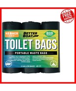 Universal Fit 45 Biodegradable Toilet Bags for Camping, Boating &amp; Road T... - $515.67 MXN