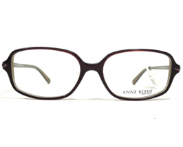 Anne Klein Eyeglasses Frames AK8042 132 Gray Burgundy Red Square 53-16-135 - $51.06