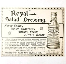 Royal Salad Dressing Mayonnaise 1897 Advertisement Victorian Condiments ... - €16,98 EUR