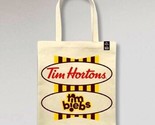 Tim Hortons x Justin Bieber Collection Tim Biebs Canvas Tote Bag New NIP... - £11.72 GBP